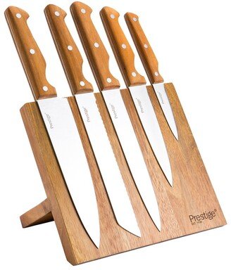 6Pc Magnetic-Block Knife Set-AA