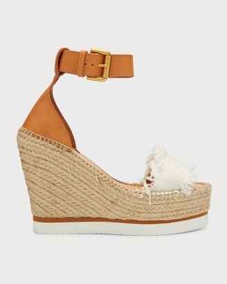 Glyn Cotton Wedge Espadrille Sandals