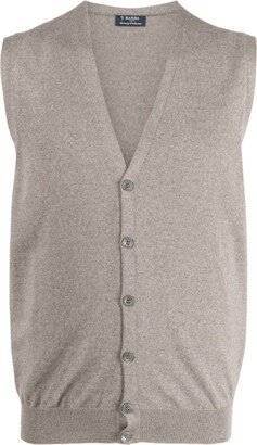 Fine-Knit Wool Waistcoat