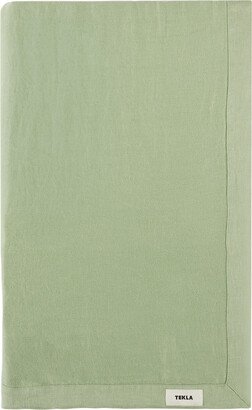 Green Linen Table Cloth