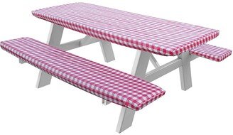 Violet Table Linens Violet Deluxe Checkered Gingham Pattern Tablecloth