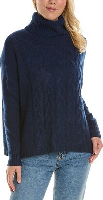 Easy Cable Cashmere Popover Sweater