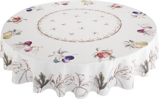 Nature's Bounty Round Tablecloth by Avanti, 70