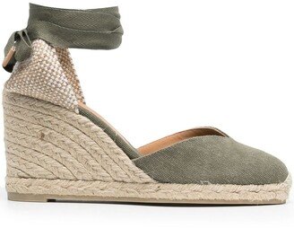 Carina 80 canvas wedge espadrilles