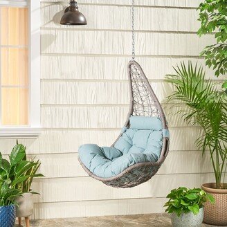 Unbrand Patio Hanging Basket Swing Chair with Hanging Steel Chain