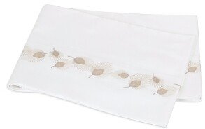 Feather Cotton Flat Sheet, Full/Queen