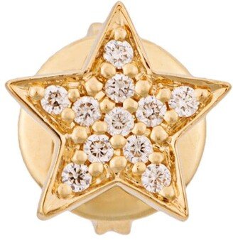 18kt yellow gold STASIA MINI Star diamond earring