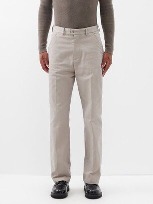 Darien Corduroy Straight-leg Trousers-AA