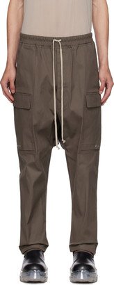 Gray Long Cargo Pants