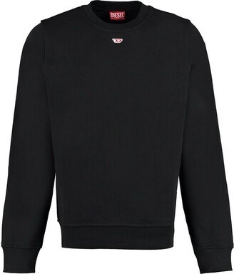 Logo Embroidered Crewneck Sweatshirt-AG