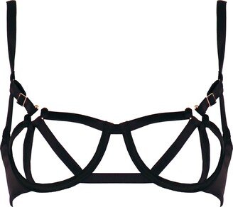 Studio Pia Clea Cage Bra In Jet