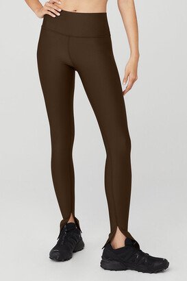 Airlift High-Waist Elongated Legging in Espresso Brown, Size: 2XS