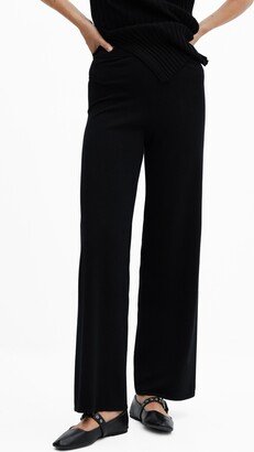 Women's Straight Knitted Pants