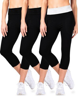 Inerzia Foldover Capri Leggings