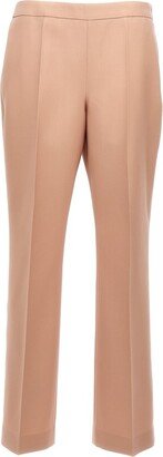 Pleated Straight Leg Pants-AB