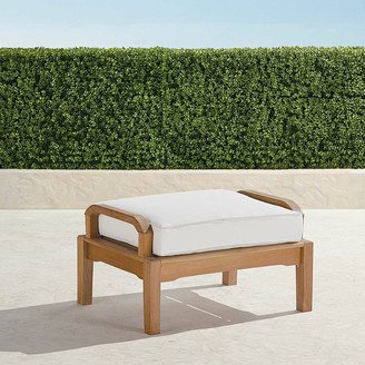 Cassara Ottoman with Cushion in Natural Finish