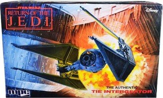 Skill 2 Model Kit Tie Interceptor Spacecraft Star Wars: Return of the Jedi (1983) Movie 1/48 Scale Model by MPC