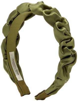 Melia satin ruffled headband-AA