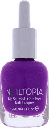 Bio-Sourced Chip Free Nail Lacquer - Curve Ball by Nailtopia for Women - 0.41 oz Nail Polish