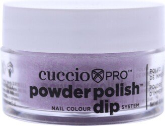 Pro Powder Polish Nail Colour Dip System - Fuchsia Pink Glitter by Cuccio Colour for Women - 0.5 oz Nail Powder