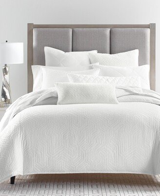 Etched Geo Duvet Cover, Full/Queen, Created for Macy's