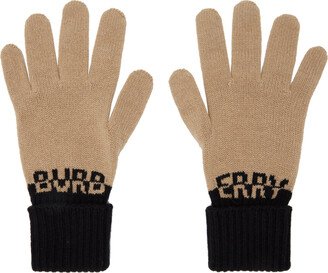 Tan Cashmere Gloves