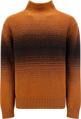 High Neck Long-Sleeved Jumper-AA