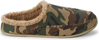 Nordic Faux Fur-Lined Slippers