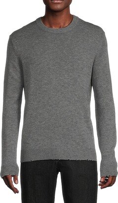 Liam Heathered Wool & Cashmere Sweater