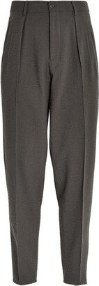 Seersucker Tailored Trousers