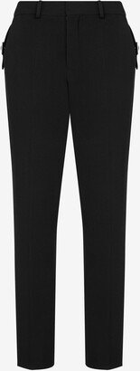 Grain De Poudre Wool Trousers