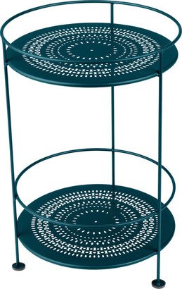 Guinguette Double Top Perforated Side Table