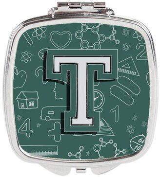 CJ2010-TSCM Letter T Back to School Initial Compact Mirror