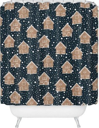 Coast Studio Home For The Holidays Shower Curtain - Black