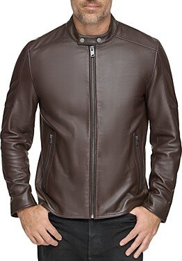 Viceroy Leather Full Zip Moto Jacket