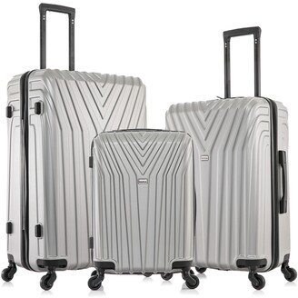 Vasty Lightweight Hardside Spinner Luggage Set, 3 piece