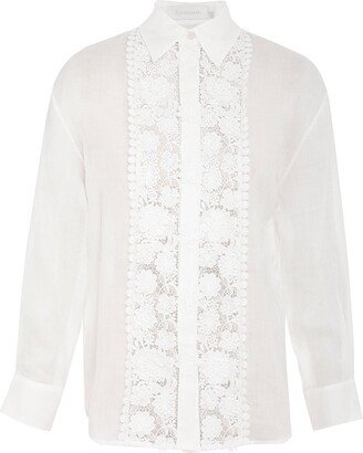 Raie Lace Flower Shirt