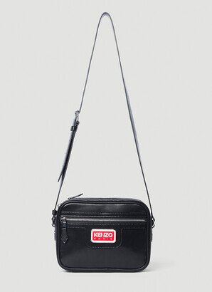 Logo Large Crossbody Bag - Man Crossbody Bags Black One Size