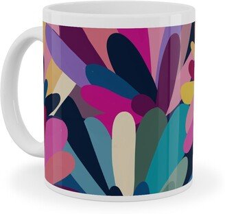 Mugs: It's A Petal Celebration - Multi Ceramic Mug, White, 11Oz, Multicolor