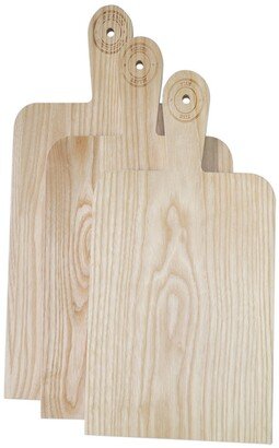 Peterson Housewares Ash Wood Cutting Board Set, 3 Piece