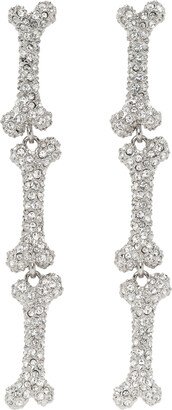 Silver Faustine Long Earrings