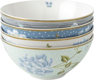 Heritage Collectables Mixed Designs Bowls in Gift Box, Set of 4