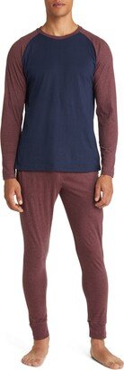 Fireside Colorblock T-Shirt & Pajama Pants Set