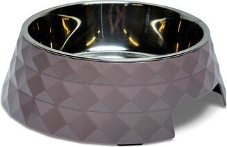 American Pet Supplies Diamond Melamine Dog Bowl - Wood Rose,