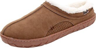 Men's Que Lined Slipper In Tan/gum