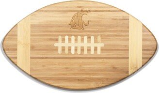 Washington State Cougars Touchdown! Football Cutting Board & Serving Tray - Brown