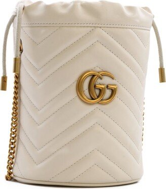GG Marmont Mini Quilted Bucket Bag