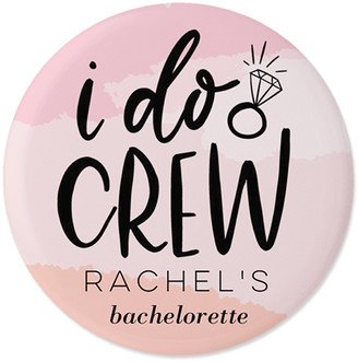 Pins: I Do Crew Pins, Large Circle, Pink