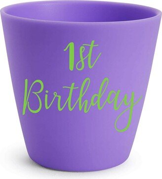 1St Birthday - Vinyl Sticker Decal Label For Glasses, Mugs, Gift Bags. Happy Birthday, Celebrate, Party. Children Age