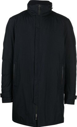 Laminar high-neck parka